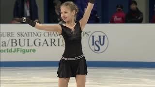 Alexandra Trusova - Short Program  World Jr Championships  2018