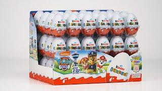 Kinder Surprise Eggs Applaydu Big unboxing 72 eggs - Paw Patrol 2024