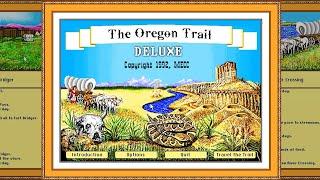 The Oregon Trail Deluxe - longplay fullplay - MECC 1992 - PC  DOS - educational gaming - dysentery