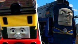 Philip Bumps into Vinnie at the Great Railway Show  Scene Comparison