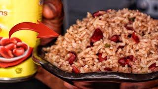 MAKE YOUR JAMAICAN RICE & PEAS LOOK AUTHENTIC USING CANNED BEANS  RICE & PEAS RECIPE   Hawt Chef