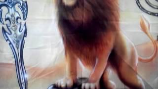 leon de juda sobre tela