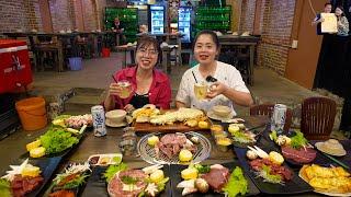 Về Sài Gòn ăn đại tiệc Bò nướng Bò Dát Vàng siêu ngon ở Quán Thế Giới Bò của bạn Mai vừa mở bán lại
