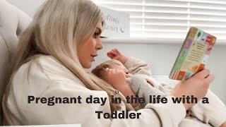 Pregnant day in the life with a toddler  19 month old toddler routine UK