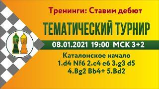 RU Тематический турнир 2. Каталонское начало  на lichess.org