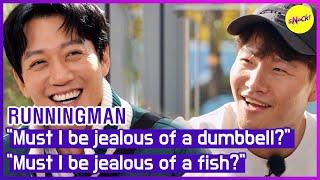 HOT CLIPSRUNNINGMAN Must I be jealous of a dumbbell?Must I be jealous of a fish?ENGSUB