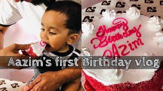 First Birthday vlogAazims first birthday celebration Birthday vlog Malayalam Team Capsicum