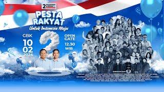 LIVE Pesta Rakyat Kampanye Akbar Prabowo - Gibran
