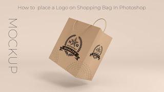 How to place a Logo on Shopping Bag In Photoshop