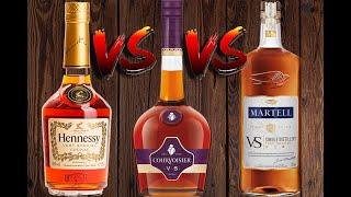 Hennessy VS Courvoisier VS Martell VS или трое одного не ждут Обзор 18+