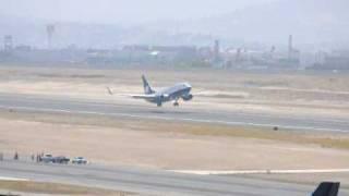 AEROMEXICO TAKING OFF  FROM TIJUANA  AIRPORT