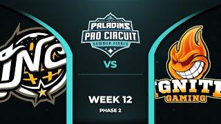 PALADINS Pro Circuit Incontrol vs Ignite Phase 2 Week 12