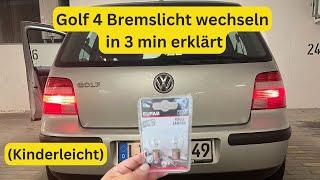 Golf 4 Bremslicht wechseln Anleitung - leicht erklärt #cars #diy