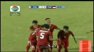 Indonesia vs filipina 4 - 1 _ 2018 kemenangan milik infonesia