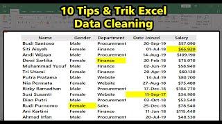 10 Trik Excel Data Cleaning bakal bikin Nini Kamu Jemping