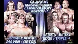 WWE Survivor Series 2004 Match Card