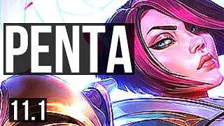 FIORA vs YASUO TOP  Penta 1411 9 solo kills 500+ games Legendary  BR Diamond  v11.1