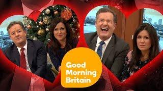 Piers Morgan and Susanna Reid Kisses And Near Misses  Good Morning Britain