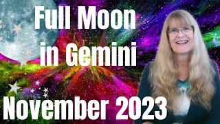 Full Moon November 2023 – It’s Time to Break Rules – November 27 2023 full moon in Gemini