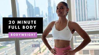 20min Full Body Workout - BODYWEIGHT  Build Muscle & Strength