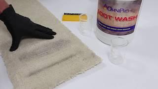 OmniPro Soot Wash on Carpet Demo