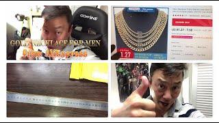 Inexpensive Gold Necklace for Men from AliExpress