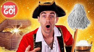 Swab the Deck 🫧‍️  Pirate Clean Up Song  Danny Go Songs for Kids