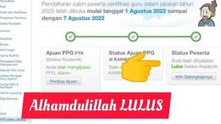 Cara Buka Pengumuman Hasil Pretes PPG  Simpatika Kemenag Tahun 2022