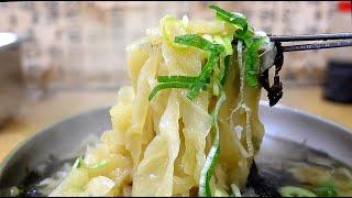 월매출 1억? 서울 3대 칼국수 달인 한국의 깊은 맛 칼국수 맛집  Kalguksu  chopped noodles - korean street food