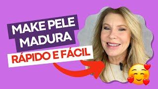 Maquiagem para Pele Madura Simples e Poderosa com Poucos Produtos Iniciante