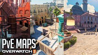 PvE MAP SECTIONS  OVERWATCH 2