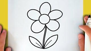 HOW TO DRAW A FLOWER