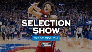 NCAA tournament bracket revealed  West Region