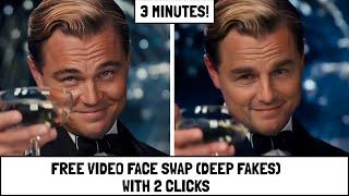 How To Video Face Swap Deep Fake - FREE AI Software - Detailed Tutorial