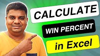 How to Calculate Win Percentage in Excel