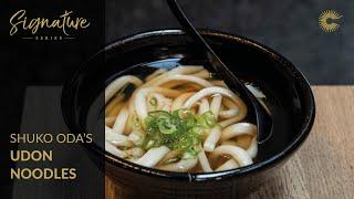 Shuko Odas Homemade Udon Noodles in Dashi