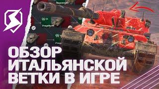 ОБЗОР НОВОЙ ВЕТКИ RINOCERONTE в Tanks Blitz танки блиц