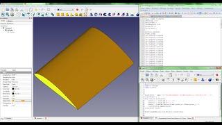 12-Tutoriel Freecad Macro et Python Importer des données dun texte pour une aile