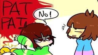 Frisk and Chara fight over Flowey? Undertale comic & animation dubs Compilation