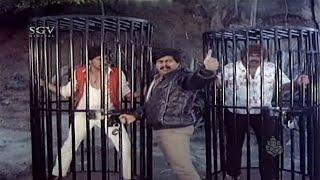 Shankarnag Super Plan To Trap Vajramuni Gang by Devaraj  Blockbuster Kannada Movie Top Scenes