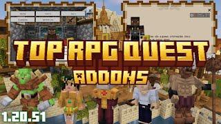 Minecraft Bedrock Edition TOP RPG QUEST Addons