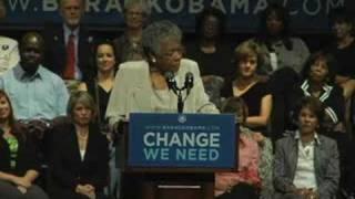 Maya Angelou Introduces Michelle Obama