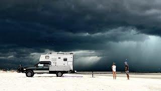 Truck Camping in a Lightning Storm