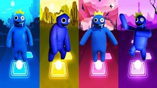 Rainbow Friends  Blue vs Blue vs Blue vs Blue  Tiles Hop - EDM Rush