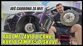 AUDI MI IZBIO JOŠ 700 EURA IZ DŽEPA KUPIO SAM RS5 DISKOVE TRW PLOČICE...