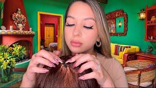ASMR Your Latina Mom checks your hair for Lice she has all the home remedies