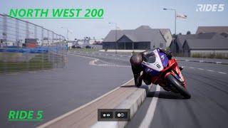 RIDE 5 GAMEPLAY - NORTH WEST 200 - WORLD RECORD - NEW PB 412.770 - RSV4  RM - XBOX SERIES XS - PS5