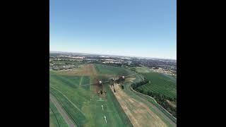 P-38 LIGHTNING FORMATION TAKEOFF #shorts #microsoftflightsimulator  #ww2 #warbirds #takeoff #dday80