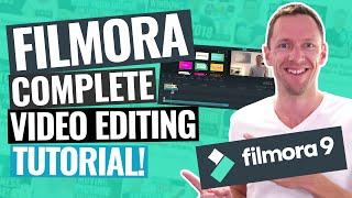 Wondershare Filmora - QUICK START Video Editing Tutorial