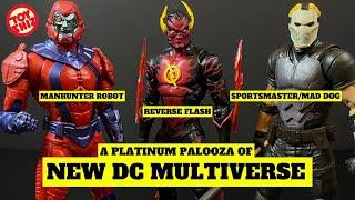 2024 DC MULTIVERSE SPORTSMASTER-MANHUNTER ROBOT-REVERSE FLASH  Platinum Edition McFarlane Toys